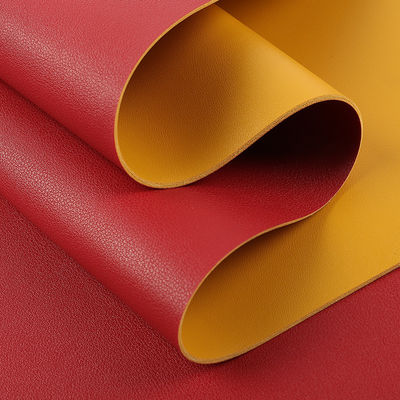 Saco impermeável de PVC de couro artificial de dois lados de cor mista