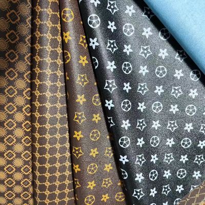 Carta Vintage Impressão de Couro de PVC para Bolsas Borracha Suave Bottom Eco Amigável