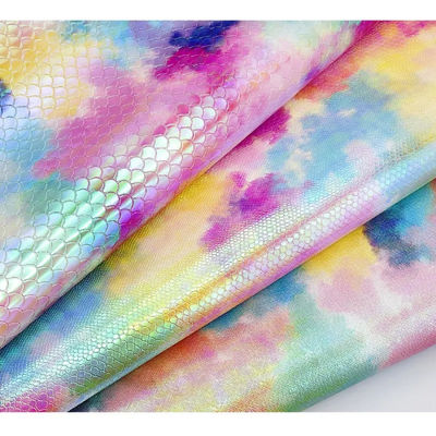 Versátil Laser Grave PU Couro Impermeável PU Couro Falso Colorido