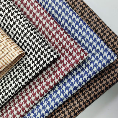 Sacos de tecido de couro falso de Houndstooth clássico