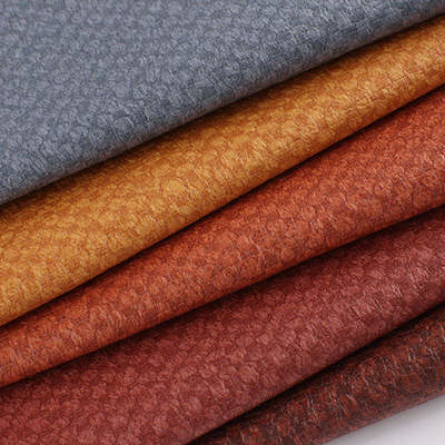 Tecido Técnico de Couro de PU Semi - Tecido de Couro Falso Resistente à Abrasão