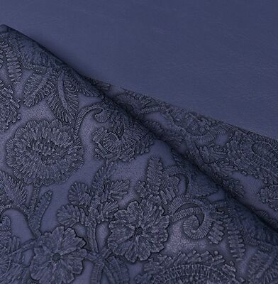 PVC padrões florais estilo em relevo couro sintético artificial para saco Placemat sapatos decorar embalagem caixa tecido de couro falso