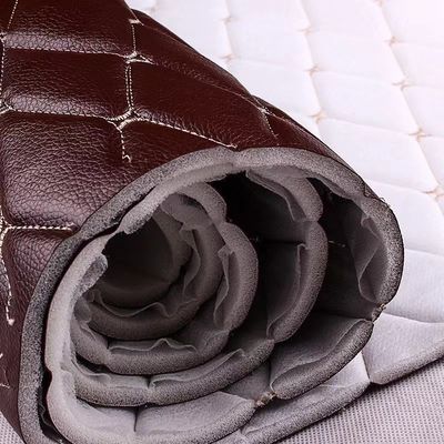 Acessórios para automóveis PVC Couro falso Material diamante bordado Couro esponjoso PVC