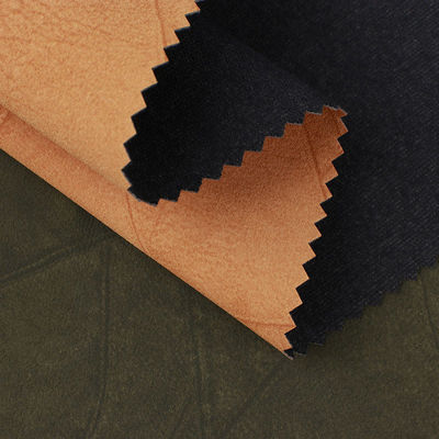 Denim Check Garment PU Couro Impermeável Baço de algodão lavável