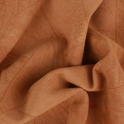 Denim Check Garment PU Couro Impermeável Baço de algodão lavável