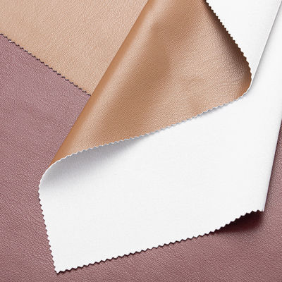 Roupas suaves de couro PU tricô de quatro lados de couro falso elástico