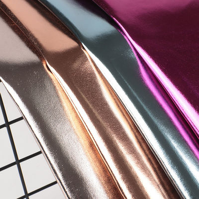 0.5mm Laser Grave PU Couro Eco Amigável Metal Luminoso PU Couro