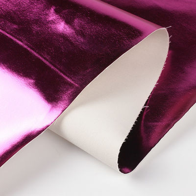 0.5mm Laser Grave PU Couro Eco Amigável Metal Luminoso PU Couro