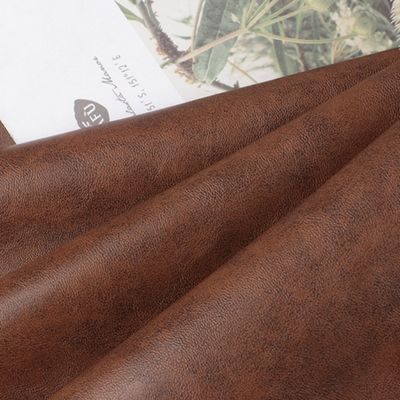 1.0mm Couro de PVC para sacos Sofá resistente a arranhões Couro falso escova de óleo retro