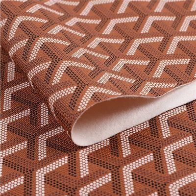 Imitação do estilo Goyard Base escovada de couro de PVC para bolso de mão Caixa de embalagem de caixa de telefone Uso de decoração