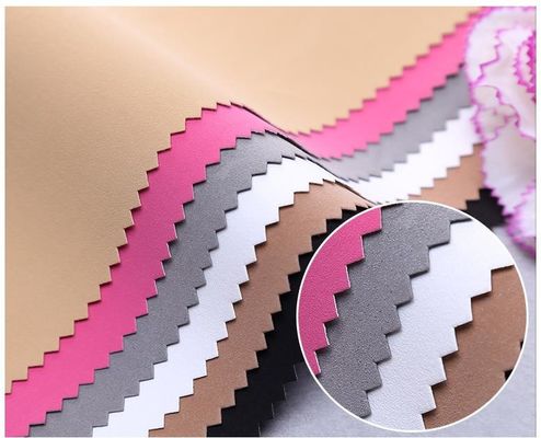 Couro de calçado de veludo rico em PU Antibacteriano Couro falso tipo PU Respirável