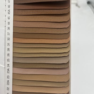 0.5mm Respirável Polyurethane PU Couro Para Sapatos Pinhole Pigskin Padrão