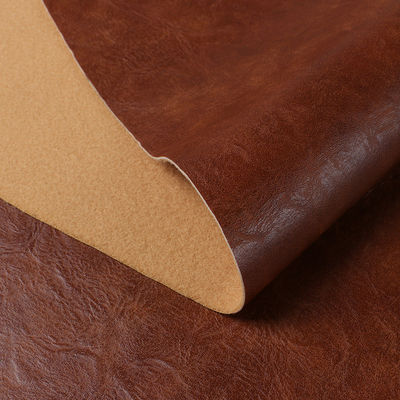 1.0mm Retro Crazy Horse Soft Semi Pu Leather Brushed Bottom Para Sacos Mobiliário Decoração Embalagem