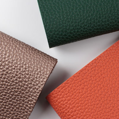 Couro de PVC suave para bolsas imitação de algodão veludo tecido de fundo