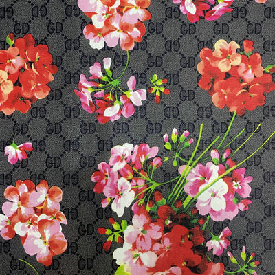 Impressão GD Letter Flower PVC Falsa Sacos de Couro Caixa de Telefone Caixa de Pacote Tecido de Couro