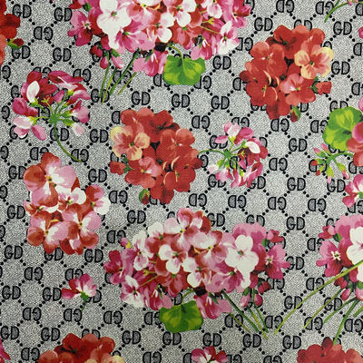 Impressão GD Letter Flower PVC Falsa Sacos de Couro Caixa de Telefone Caixa de Pacote Tecido de Couro