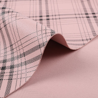 Sacos em placas, listrados, impressos em PVC, tecido de couro falso, resistente a arranhões artificiais