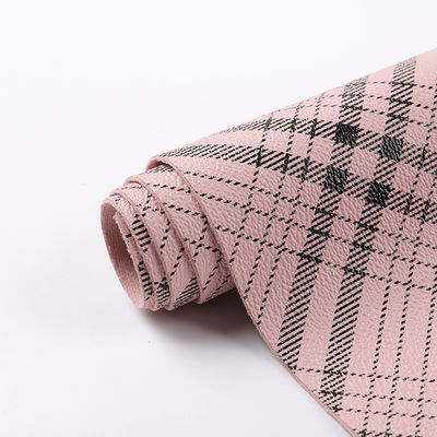 Sacos em placas, listrados, impressos em PVC, tecido de couro falso, resistente a arranhões artificiais