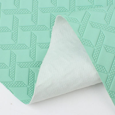 Tapetes de piso de carro personalizados de couro tecido de PVC Material de couro anti mofo