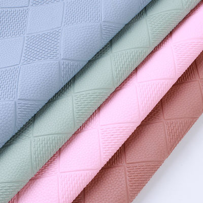 1.1mm tapetes de piso de carro de couro diamante em relevo PVC de couro de piso