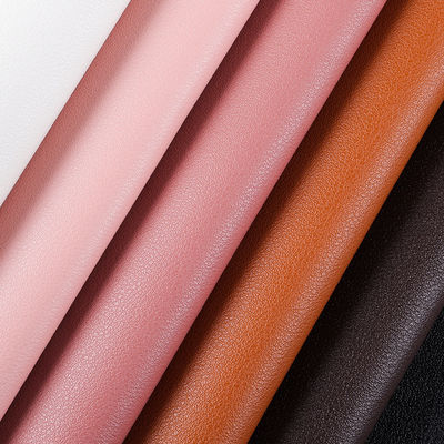 Tecido de couro de camarão de PVC anti-incrustante para saco de mão / mouse pad cover