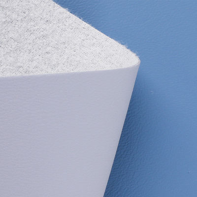 0.8 mm Espessura Couro de PVC de grânulos finos escovado e revestido com tecido para mobiliário Tapete de instrumentos musicais