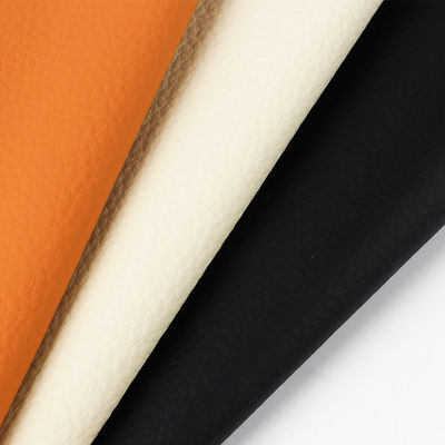 Sofá de PVC de alta qualidade Couro de espessura de 1,0 mm Mobiliário Litchi Couro falso