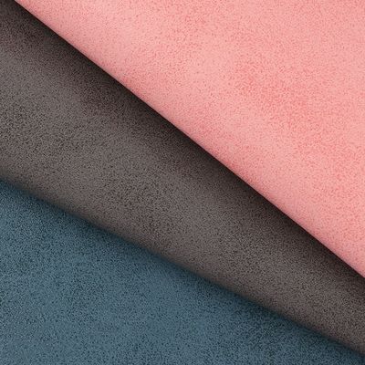 0.7mm PU Retro Microfibra Couro Para Sapatos Eco Amigável Confortável