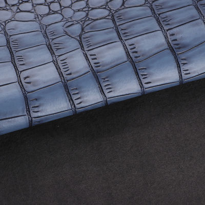 Couro de Microfibra em Reboco Para Sapatos 1,2 mm Elegança Couro de Padrão de Crocodilo