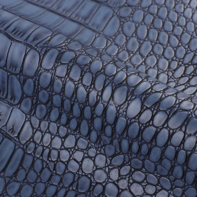 Couro de Microfibra em Reboco Para Sapatos 1,2 mm Elegança Couro de Padrão de Crocodilo