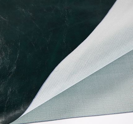 Tecido de couro de cera de óleo vintage Sofá Assento Mobiliário Couro falso