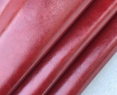 Tecido de couro de cera de óleo vintage Sofá Assento Mobiliário Couro falso