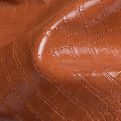 Caixa de bijuterias em PVC de crocodilo em relevo