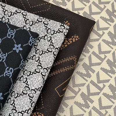 Tecido de Couro PVC Impresso de 0,5mm para Bolsas, Cadernos, Capas de Celular