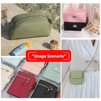 PU Napa Pattern Couro sintético Materiais de Couro Falsos para Saco Carteira Decorar Cinturão Caixa Caso Exterior Estiramento