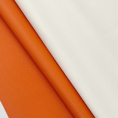 Fábrica Varejo PVC 0,6 mm Litchi textura Couro falso Rebocado Couro sintético artificial para saco de banco de carro Decorativo de pés