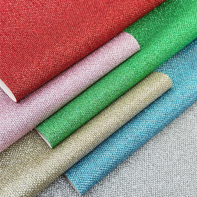 Relâmpago Glitter grosso PVC couro sintético Forro de calçado para joalheria Artesanato Saco de bagagem Embalagem Sofá de material de couro falso