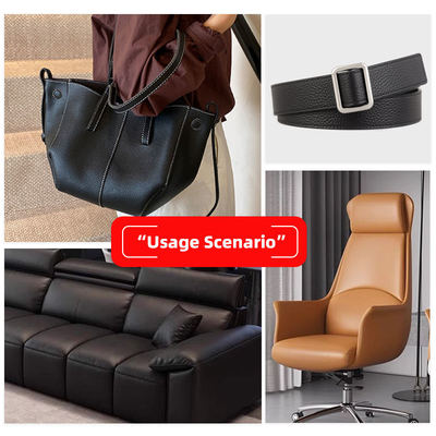 Couro Sintético Falso PVC com Padrão Lichia de 1,8mm de Espessura para Decoração de Bolsas, Tapetes de Mesa, Cintos e Sofás - Mobiliário Versátil, Artesanato ao Ar Livre