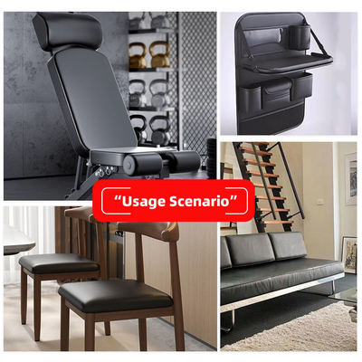 Pvc Vários padrões de grãos de lichia Couro sintético artificial Preço barato Cadeira Sofá Sapatos Carro Pés de piso Couro falso