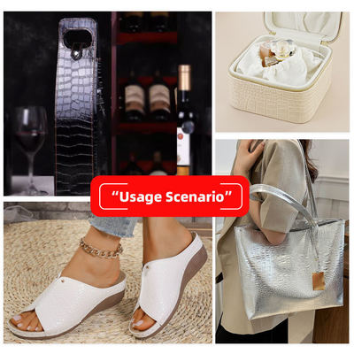 Capa de telefone em couro sintético PVC para móveis, artesanato, brilhante, brilhante, com relevo e recurso de elasticidade, forro à prova d'água para sofá