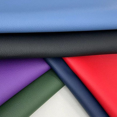 Tecido de Couro Sintético em Relevo D90 Lychee 150CM de Largura Couro Sintético Artificial de PVC para Sofá, Bolsa, Cadeira, Tapete de Carro, Mobiliário