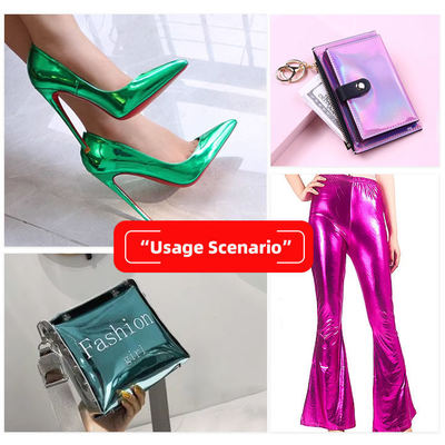 Película de metal PU R61 Cereais de ovelhas Couro sintético Roupa Carteira Caixa Bolso Saco de sapatos Quadro de notas Tecido de couro falso