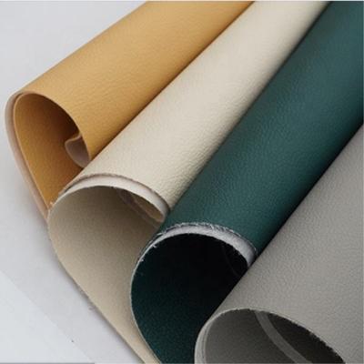 PVC Litchi Grain Couro sintético para móveis Largura 54"