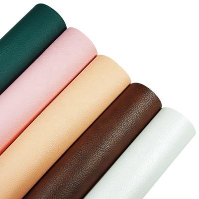 PVC Litchi Grain Couro sintético para móveis Largura 54"