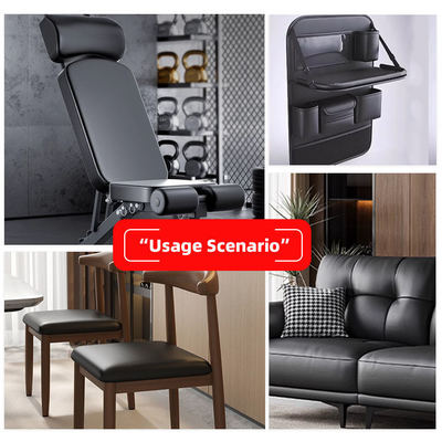 Couro PVC resistente à abrasão para estofamento de móveis com 140cm de largura