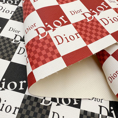 Tecido de Couro Sintético PVC Estampado com 0,8mm de Espessura para Bolsas e Carteiras