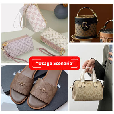 Couro falso de PVC à prova d'água para sacos, artesanato e decoração doméstica