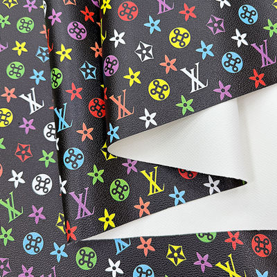 Couro falso de PVC impresso e à prova d'água para sacos e artesanato