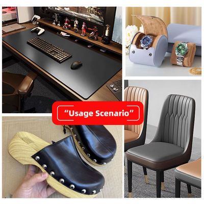 Couro PVC resistente à abrasão para bolsas, largura de 54 polegadas