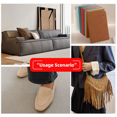 0Tecido de couro falso PU de.4 mm para estofamento, impermeável e resistente à abrasão